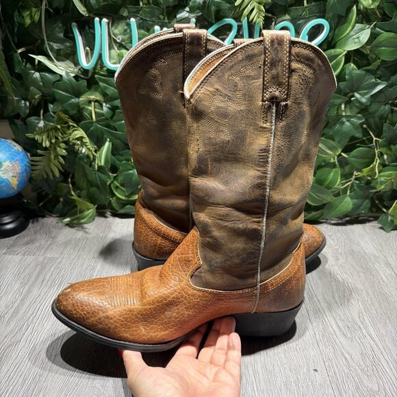 Ariat Men\'s Leather Western Cowboy Boots Size 9.5 U.S. #34288 main image 9